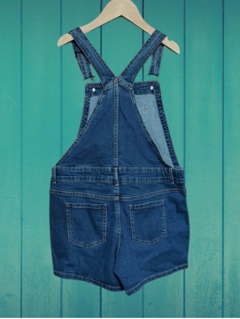 NWT Kids Jessie Wash Denim Shortall Overalls with Adjustable Straps PLUS SIZE - Picture 5 of 6